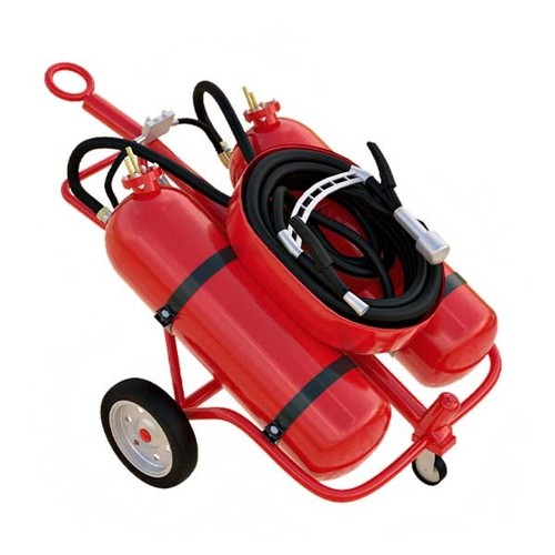 Carrello estintore basi - 1/48,