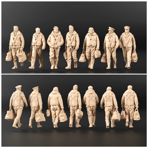 Wwii raf bomber crew - wwii,