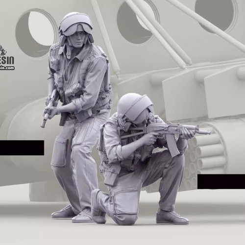 Modellino figurine resina - , 1/48