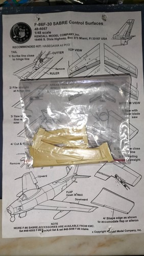 86 f sabre - 1/48, f-86