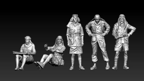 Resina seconda guerra - 1/48,