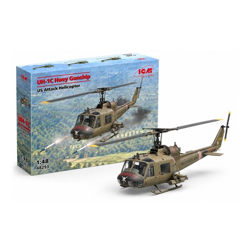 Icm 48293 1c huey - uh-1c,