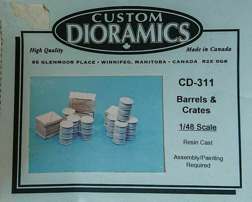 Barrels crates 1 48 resin - barrels, 1/48