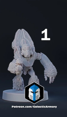 Miniature halo grunt da - miniature,