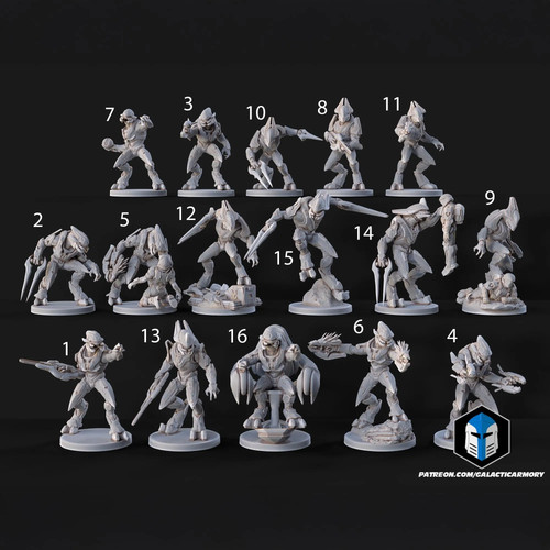Halo elite miniature da - miniature,