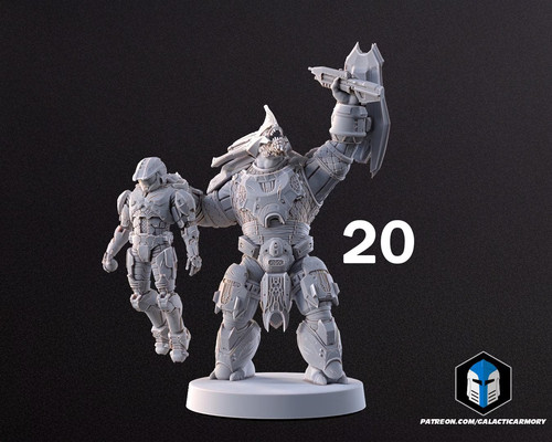 Halo brute miniature da - miniature,